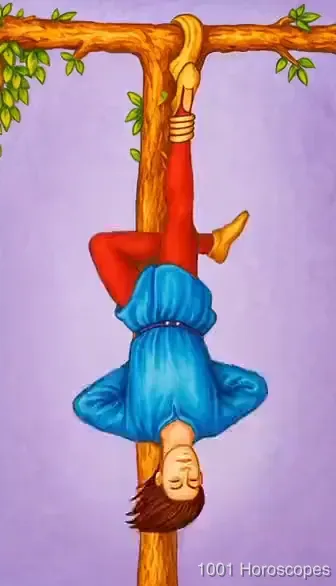 AniMagic Tarot card The Hanged Man